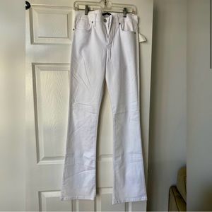 JOES JEANS The Icon mini boot leg white jeans